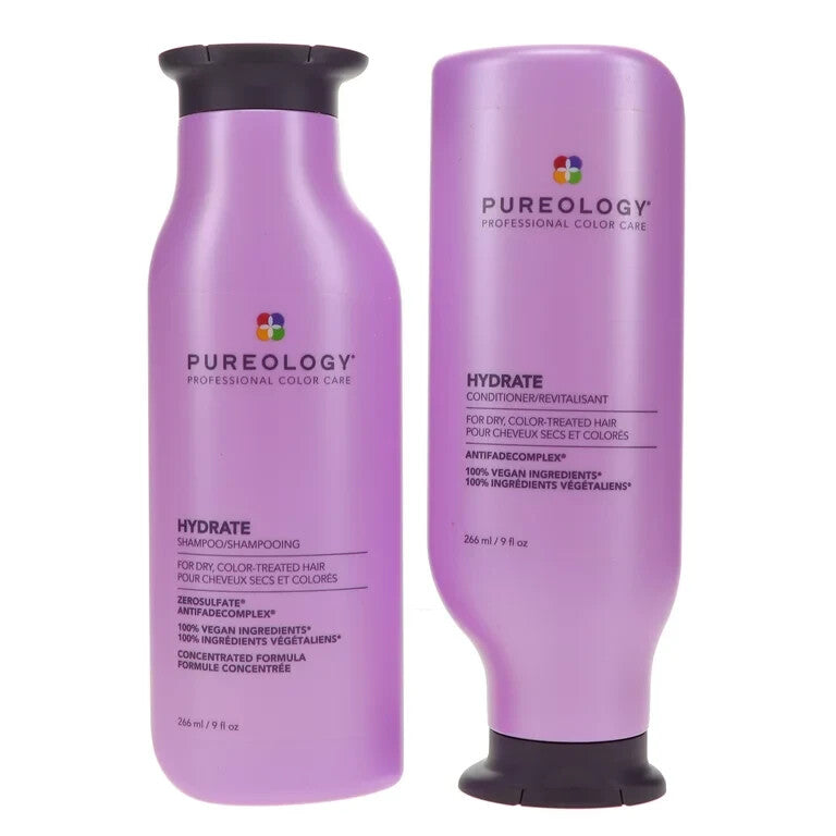 Pureology HYDRATE Shampoo and Conditioner 9 fl. oz.